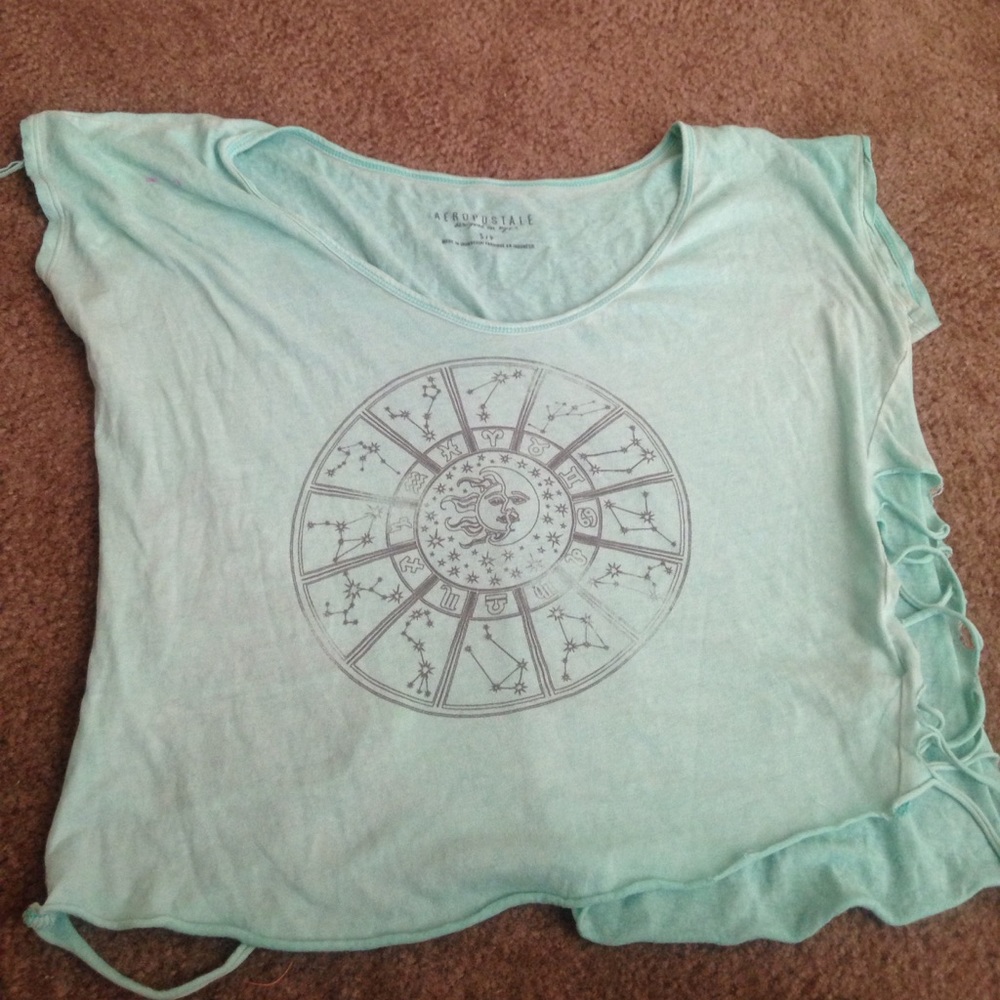 Aeropostale zodiac sign t shirt.