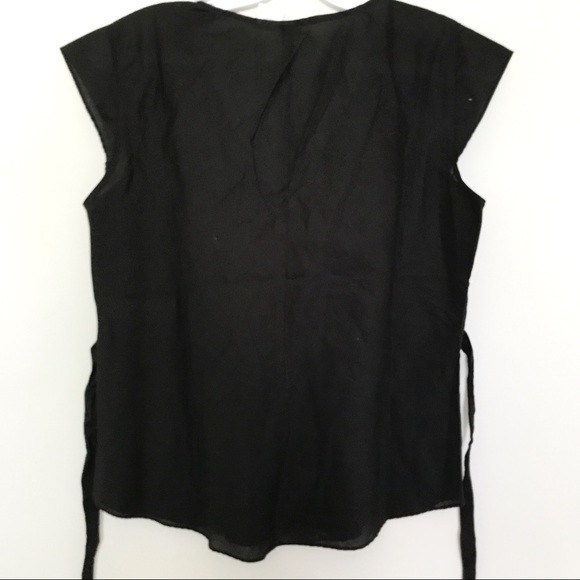 5 for 35 🎈J. Crew Black Summer Top - Picture 3 of 5