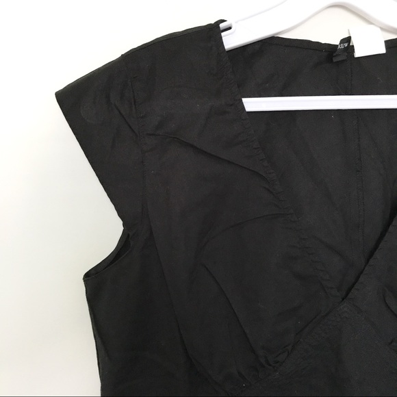 5 for 35 🎈J. Crew Black Summer Top - Picture 4 of 5