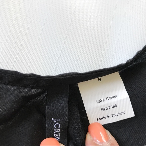 5 for 35 🎈J. Crew Black Summer Top - Picture 5 of 5