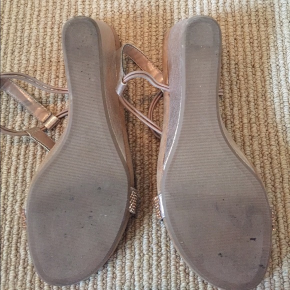Style & Co Rhinestone Wedges - Picture 3 of 5