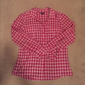 Gingham button down