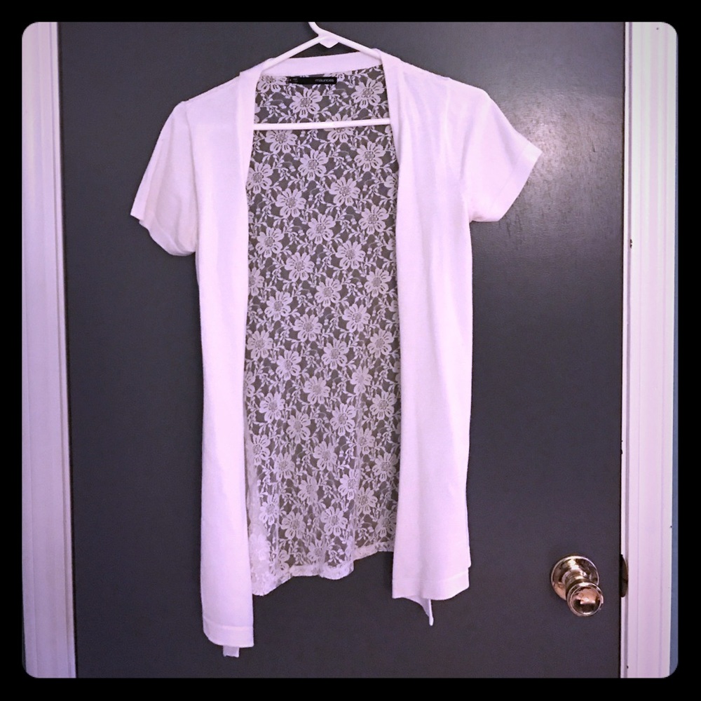 White, layering piece