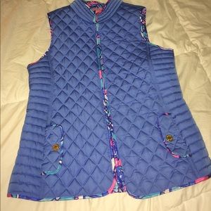 girls 12-14/XL lilly pulitzer vest- never worn