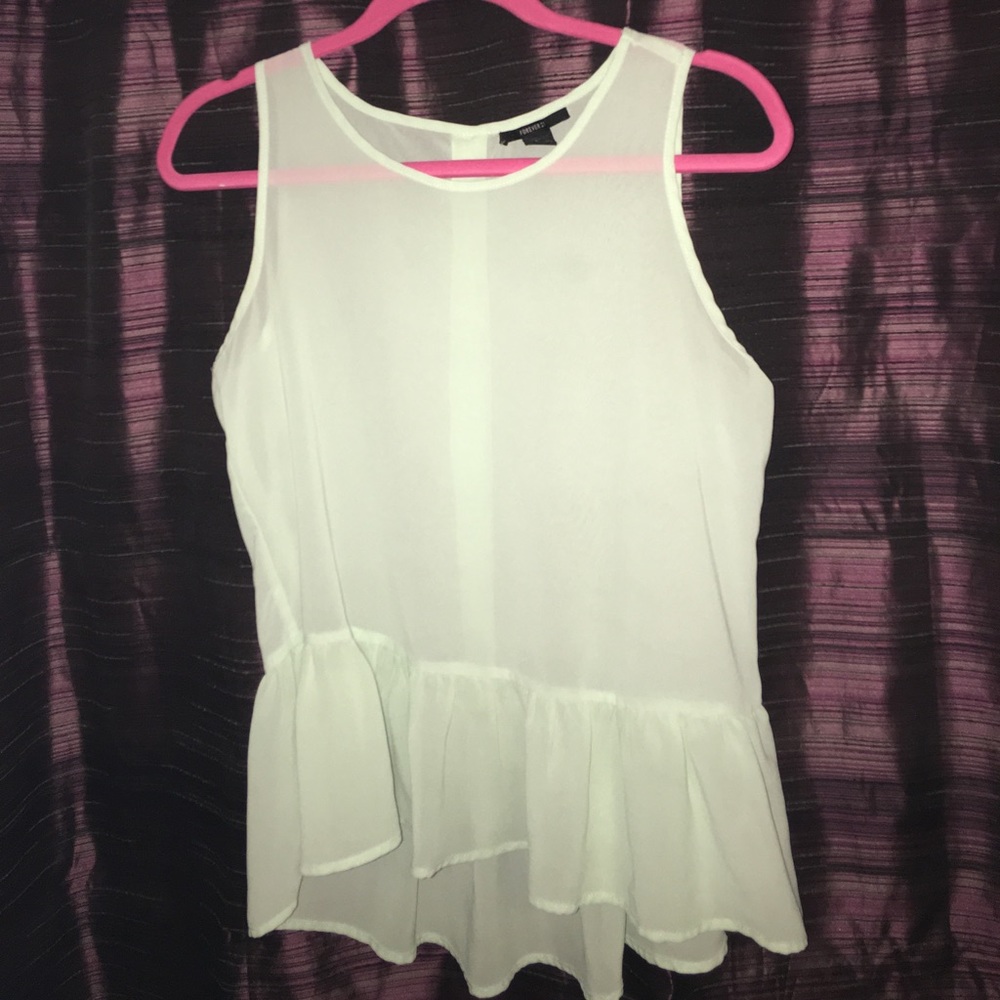 Mint Green, Button Down Back, Size Small