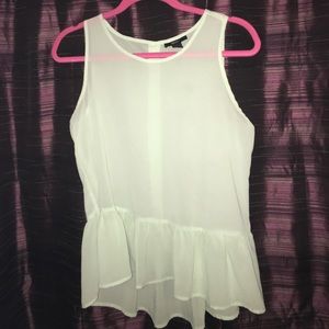 Mint Green, Button Down Back, Size Small