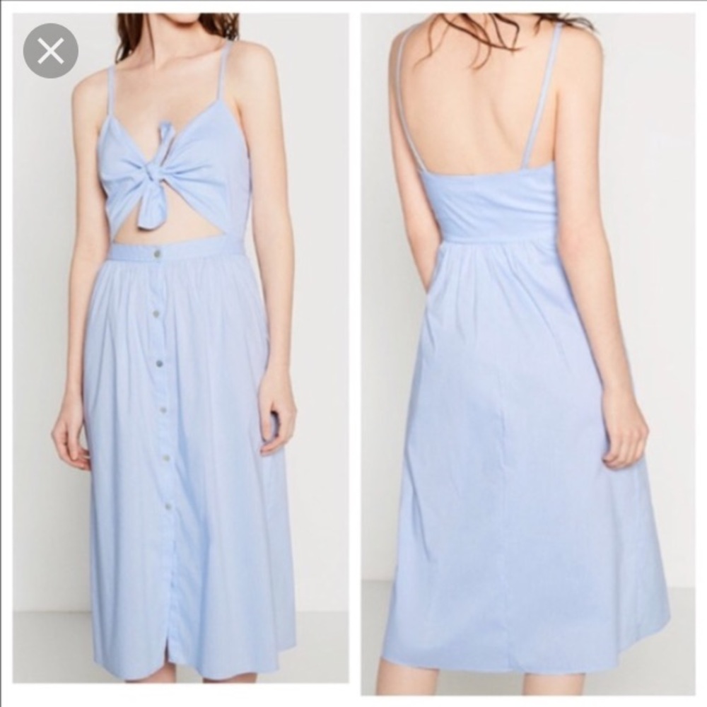 ISO ZARA tie front dress size m or L