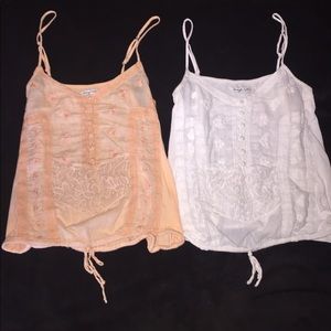 Lot of 2 American eagle tanks