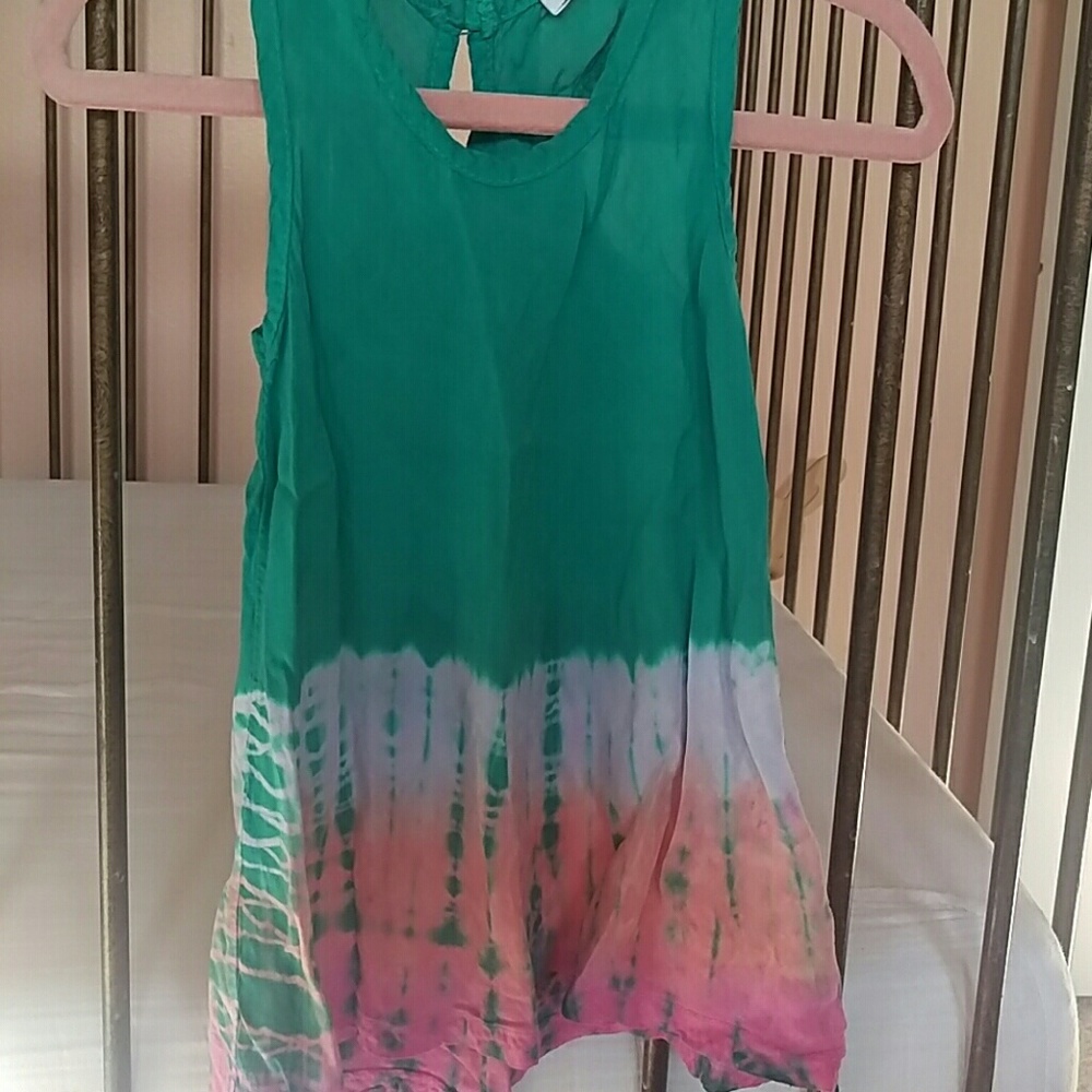 Splendid Drapey Tie-Dyed Rayon Tank