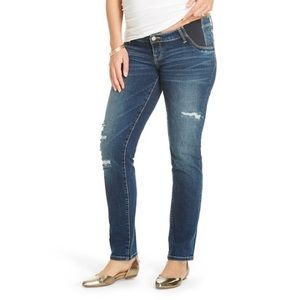 Maternity straight leg jeans