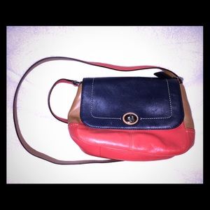 Authentic Coach Color Block Purse