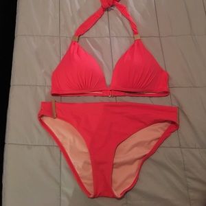 Victoria secret coral bikini