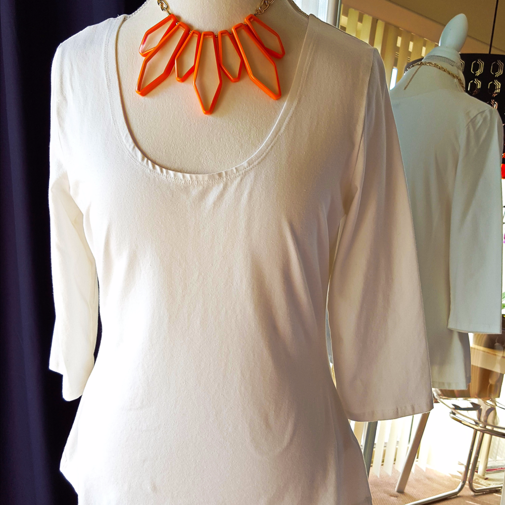 NWOT Wardrobe Staple!!!  White Pullover Top