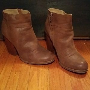 Tan booties, Kenneth Cole Reaction