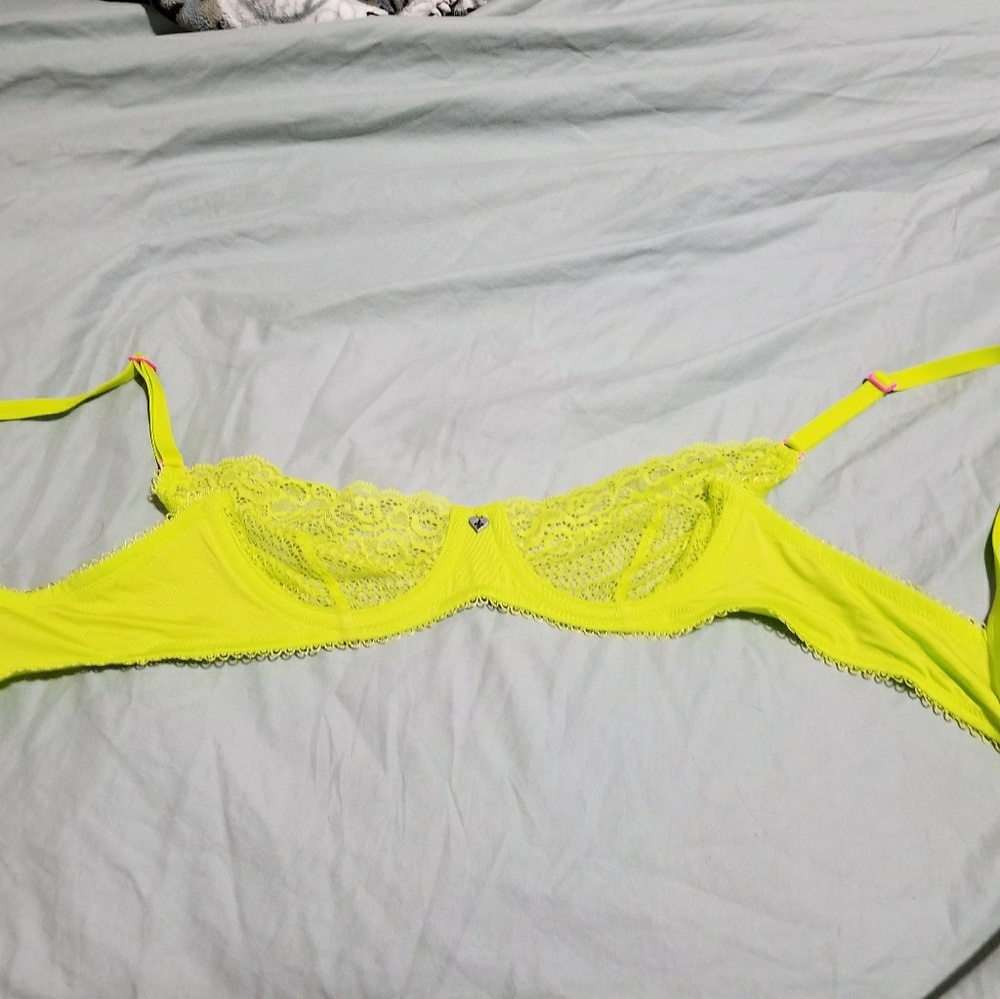 Blackheart lime green/yellow bra