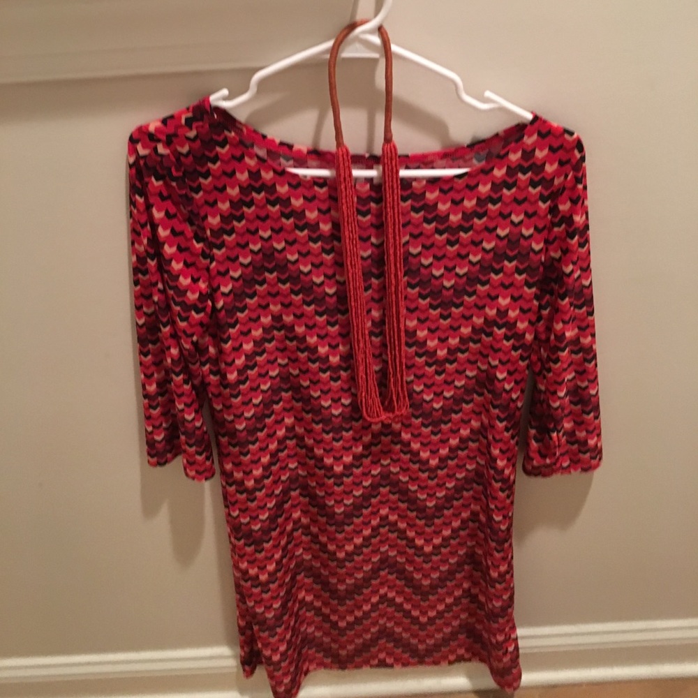 Black and Red stretch dress for the office!