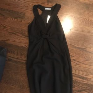 Black sleeveless dress