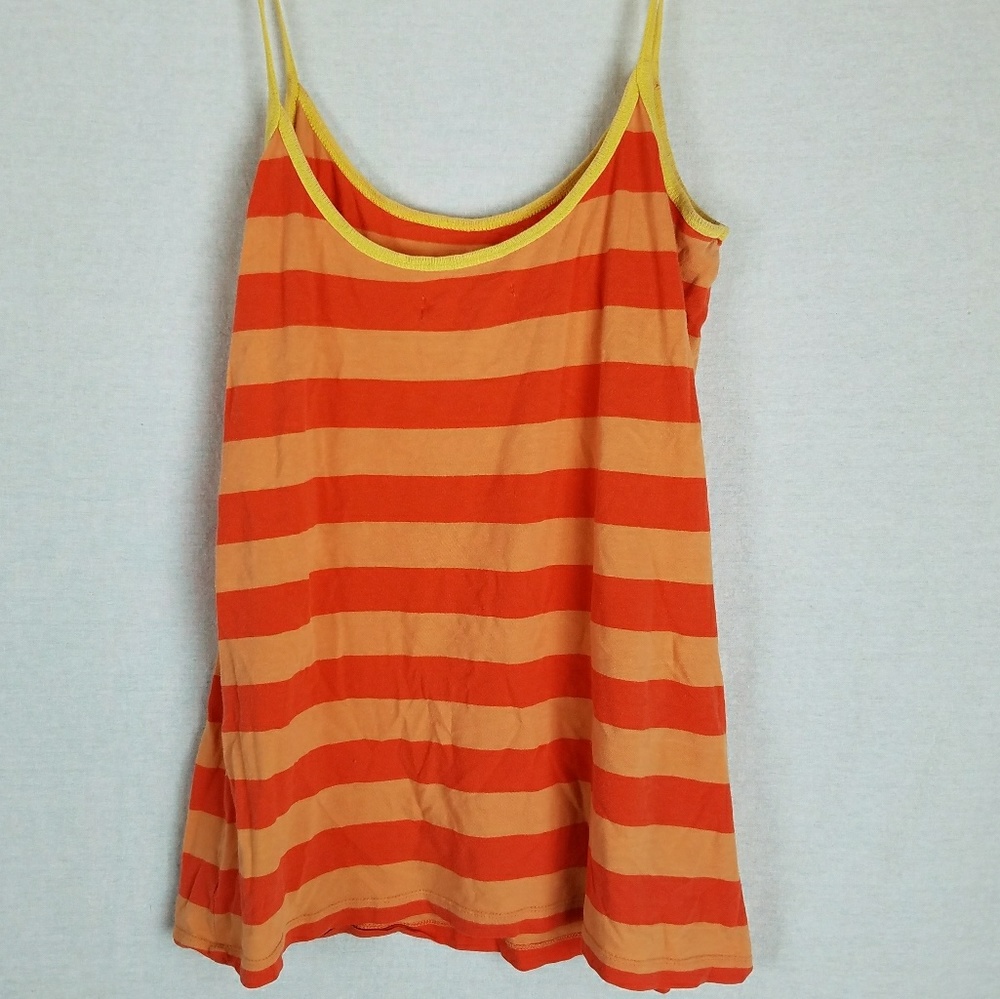 Orange Hollister tank top
