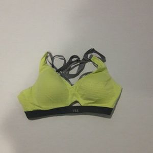 Neon yellow Victoria's secret sports bra