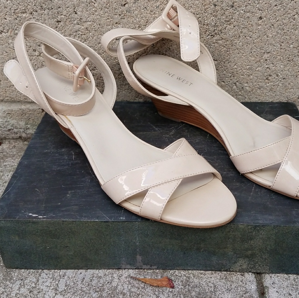Strapped Wedge low heels