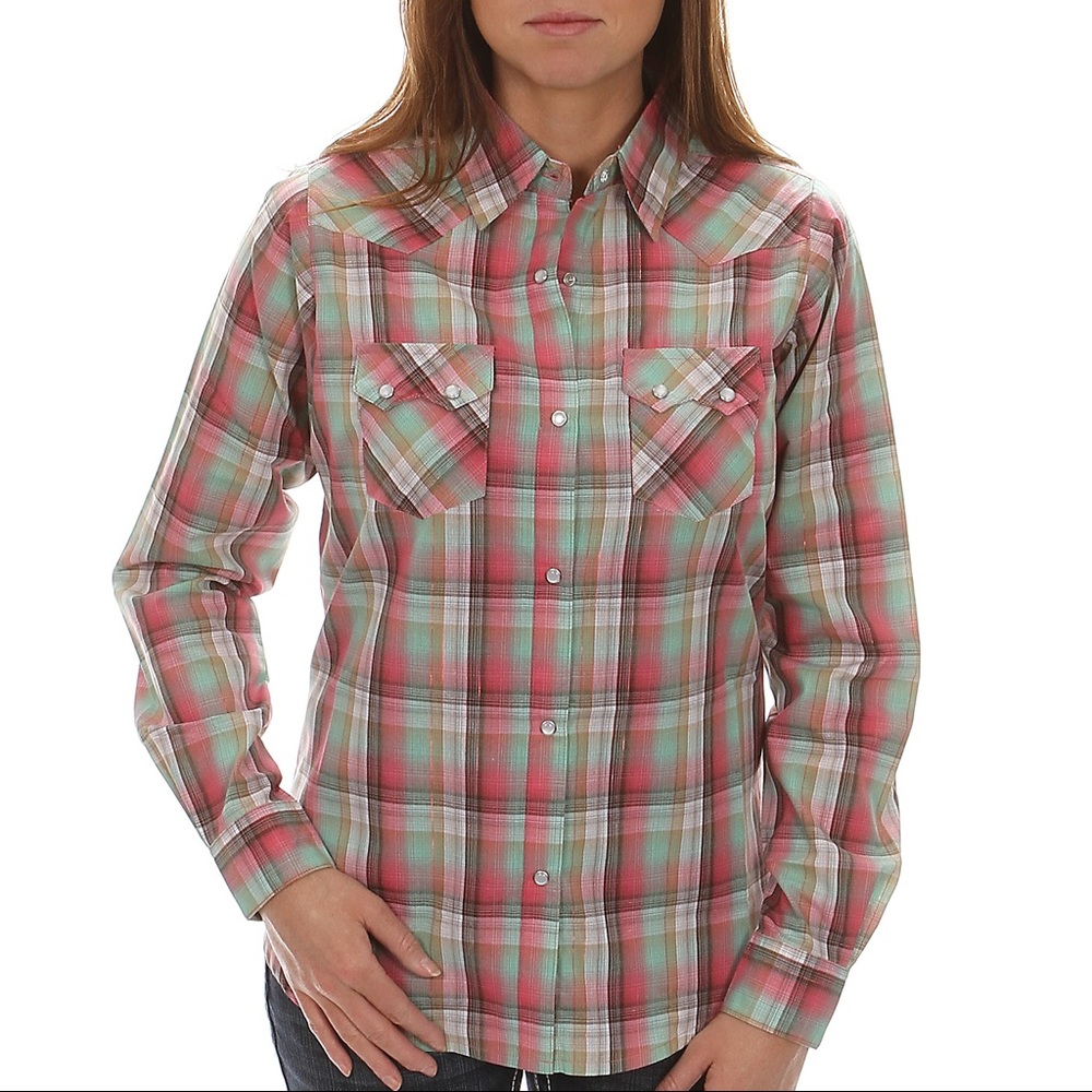 Wrangler Plaid Pink shirt