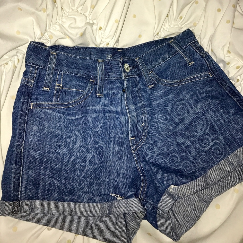 vintage levi's high waisted shorts