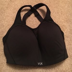 Victoria Secret Sport Black Sports Bra Size 32DDD