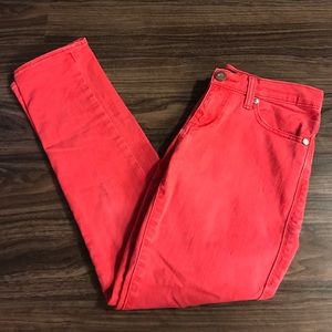 Rock & Republic skinny jeans red size 4 pants