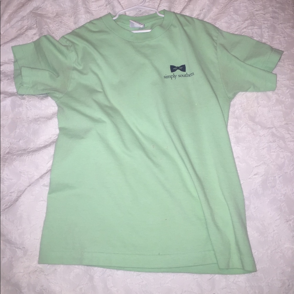 Simply southern green shirt