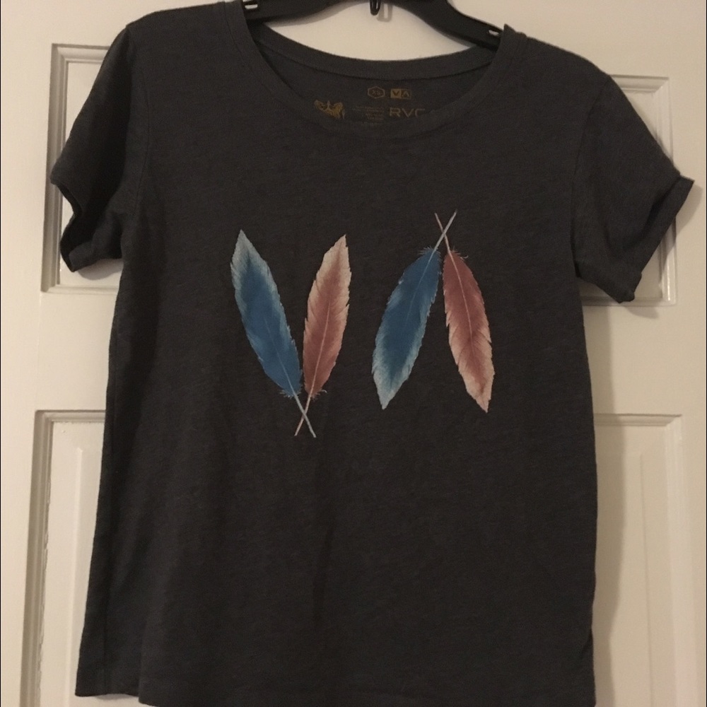 RVCA feather tee shirt