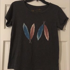 RVCA feather tee shirt