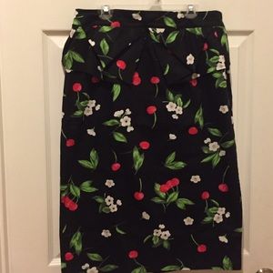 Skirts - Price reduced!!! Retro Cherry Print Pencil Skirt Skirts - Price reduced!!! Retro Cherry Print Pencil Skirt
