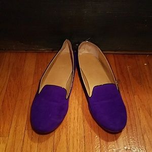 Indigo loafers, J. Crew