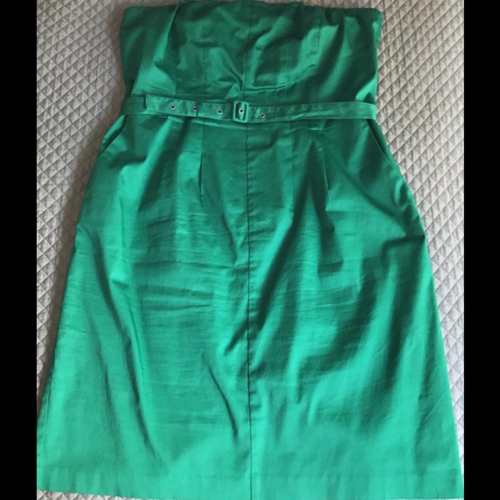 Cute Kelly Green Strapless dress size 14