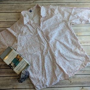 Vintage Nautical Button Down Shirt