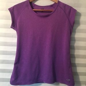 Purple workout tee