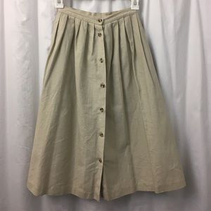Vintage high waisted midi skirt sz XS