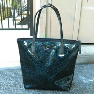 Kate Spade Blue Sparkle Handbag