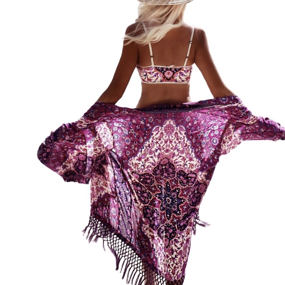 ✨Sexy Chic Kimono Style Beach Coverup✨ - Picture 1 of 5