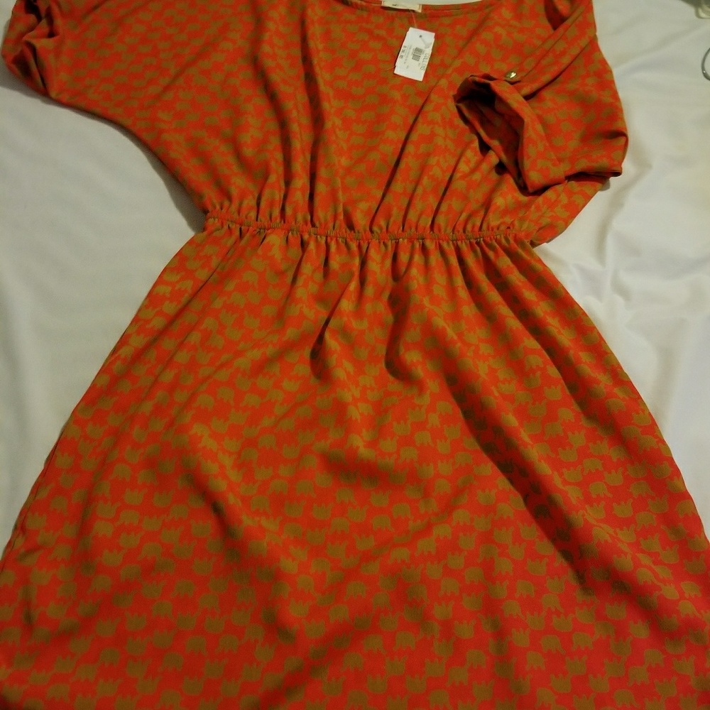 Elephant Pattern Dress