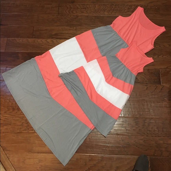 GIRL's size "Mommy and Me" tank maxi dress - Picture 4 of 4