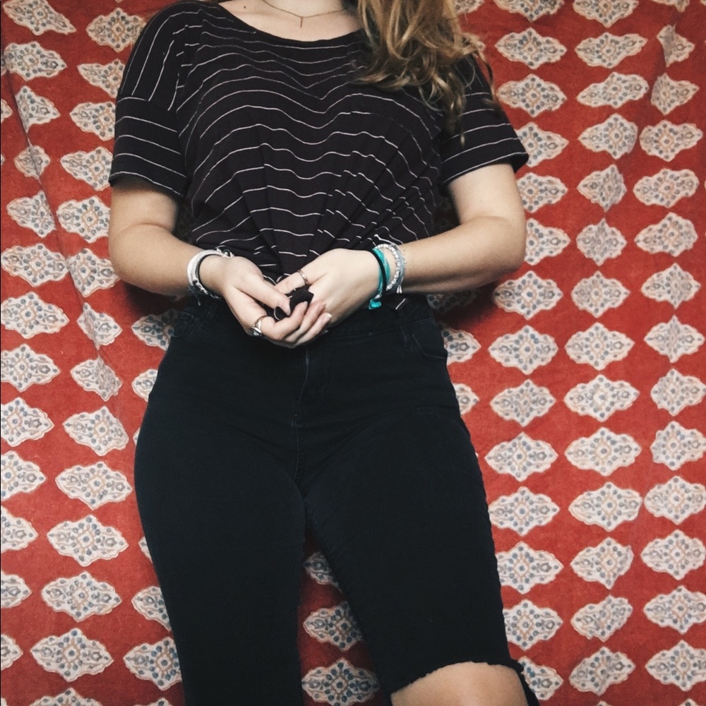 stripped t shirt old navy