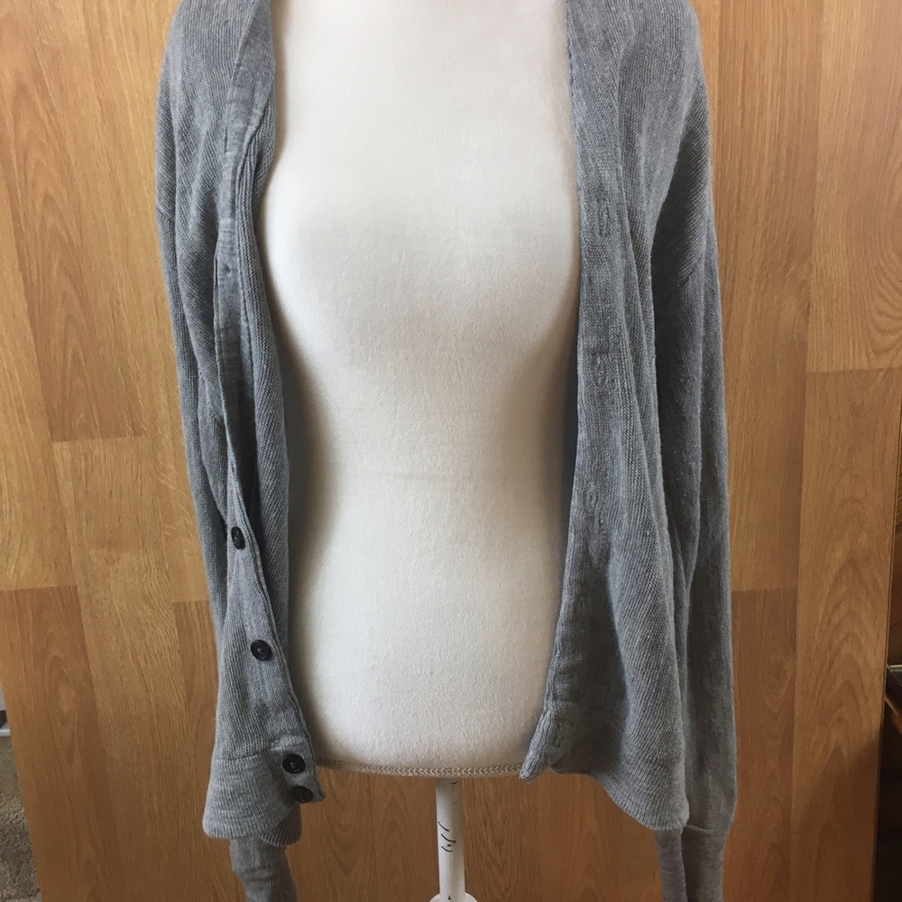 Oversized Grey Cardigan
