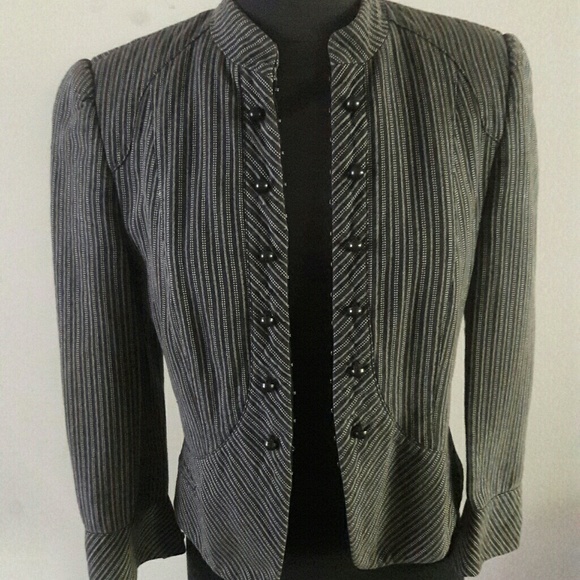 Jackets & Blazers - A stylish  black and tan jacket.