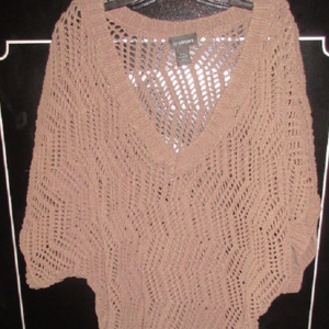 Brown sweater shrug. Fits sizes 14-20