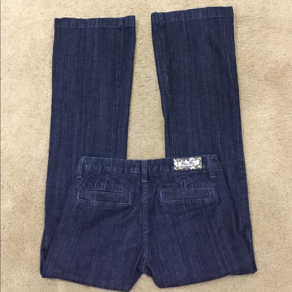 Miss Me Denim - 🦋Miss Me dark minimalist flare trouser BOHO sz 29