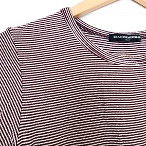Brandy Melville Top with Red Stripes