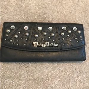 Harley Davidson Studded Wallet