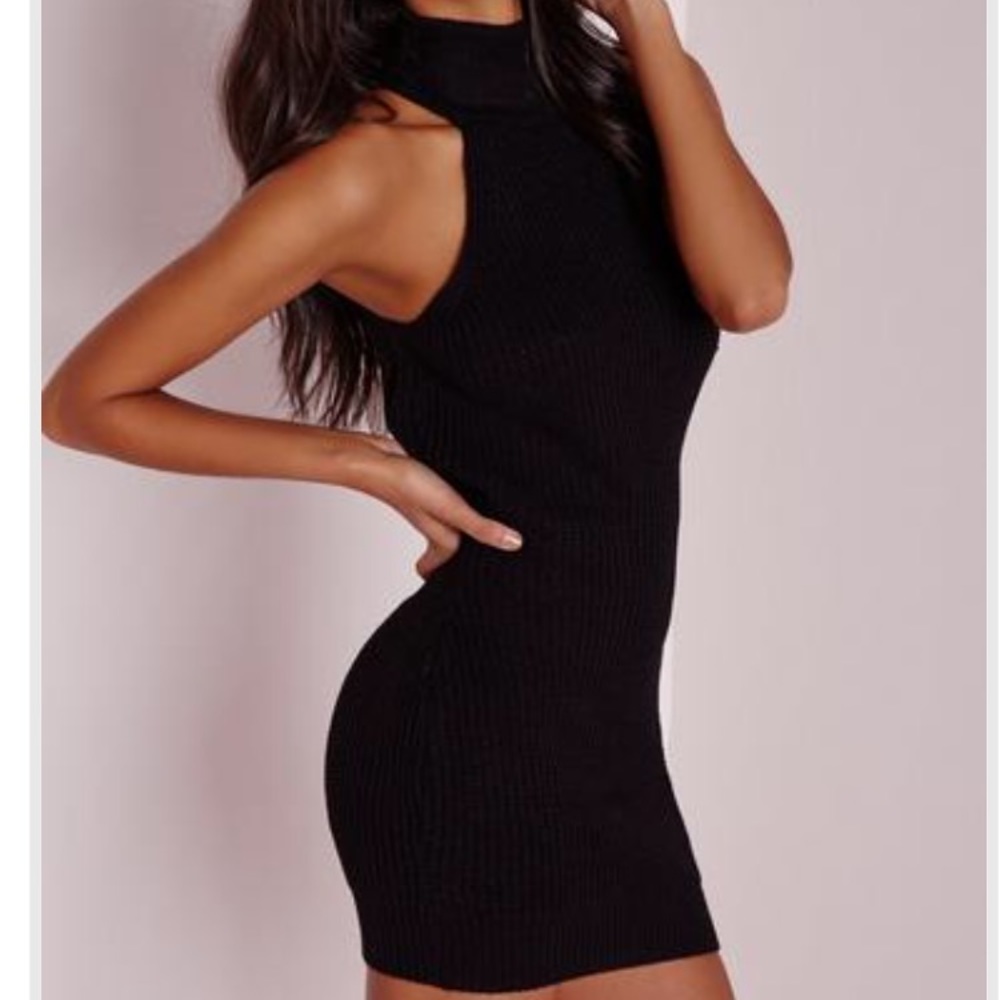 🥂NWT Knit Mock Neck Midi Dress