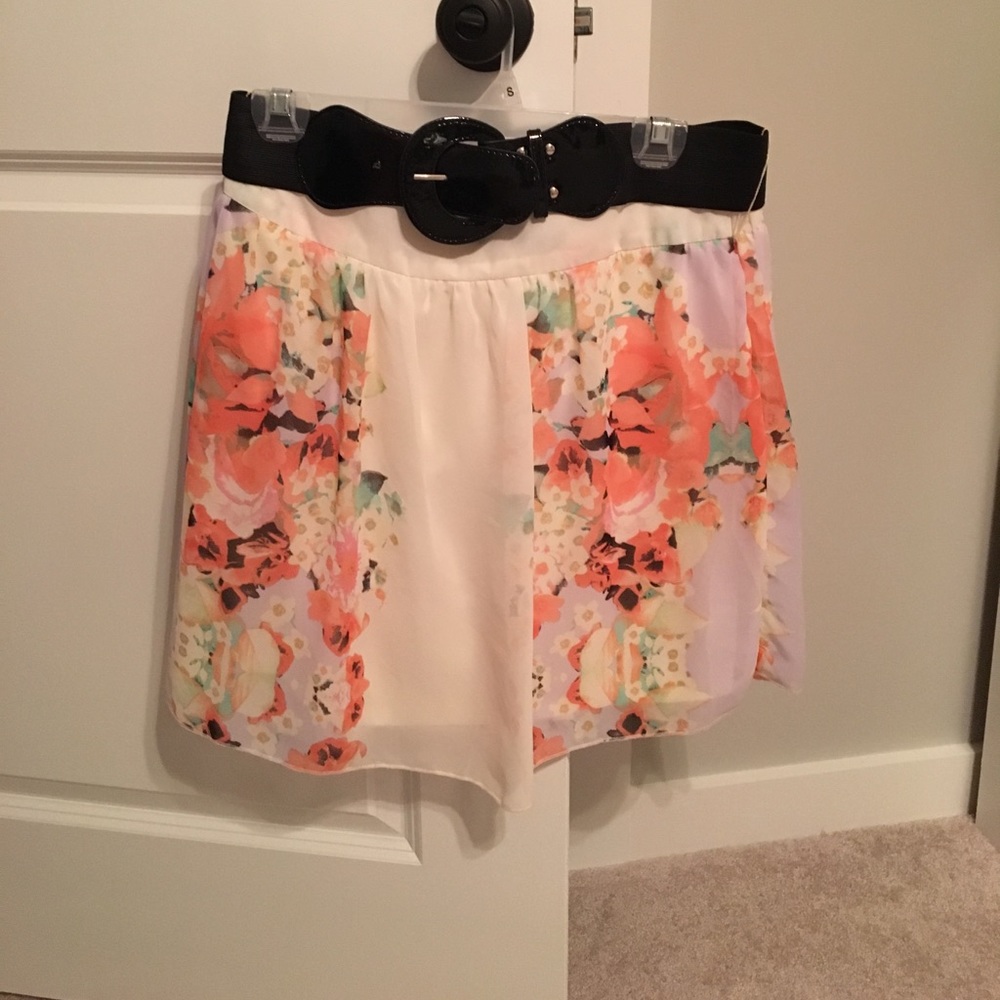 Maurice's floral skirt